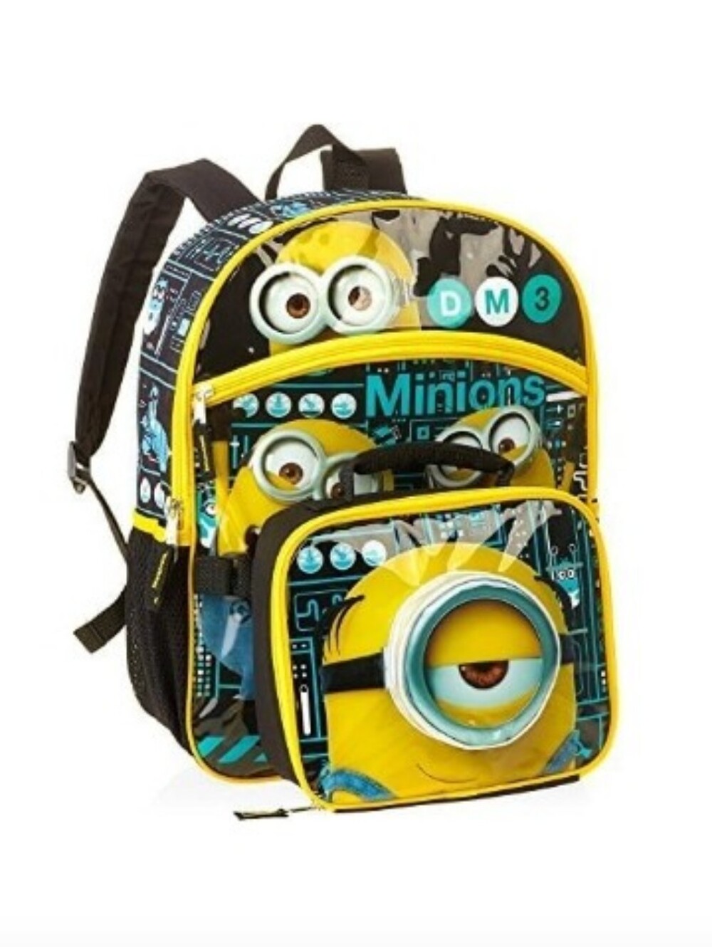 Despicable Me Minions Backpack with Lunch Box
